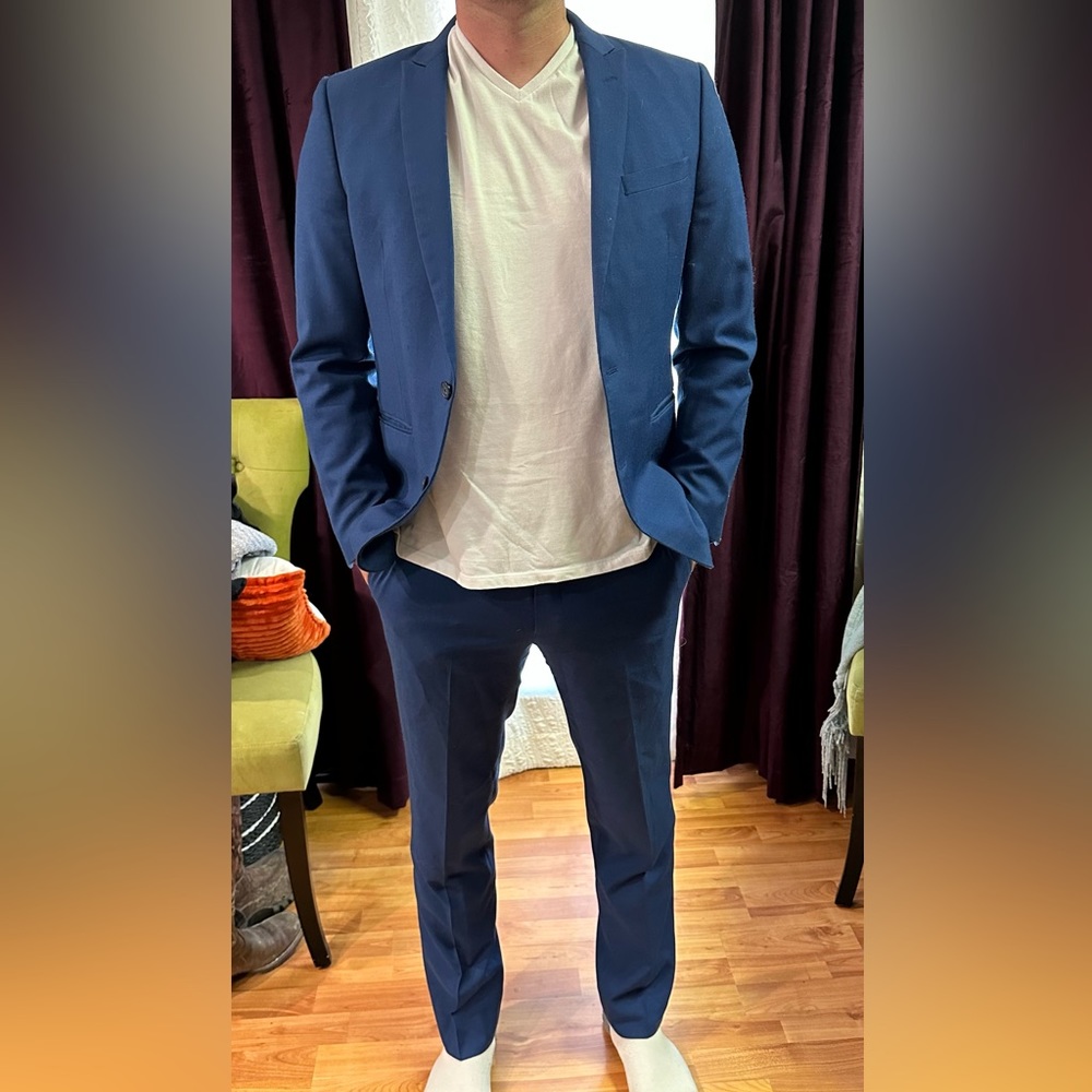 Bar III Blue Suit Set - Slim Fit
